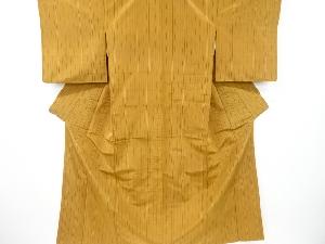 アンティーク　縞織り出し米沢紬着物